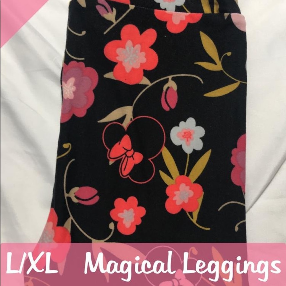 LuLaRoe Disney Minnie Mouse Kids Leggings NWT